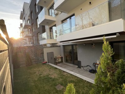 Unirii bloc 2023, apartament mobilat complet, terasa, gradina si garaj !