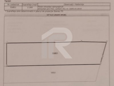 CERNICA - BALACEANCA TEREN INTRAVILAN CONSTRUCTII 2300 MP! 