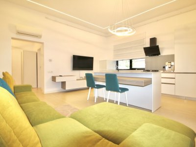 BANEASA-SOS. STRAULESTI, APARTAMENT CU GRADINA 20 MP SI LOC PARCARE, 0% COMISION