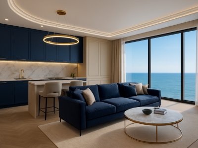 Apartament cu vedere frontală la mare – Marina Tower, Mamaia Nord