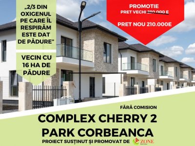  Case Corbeanca, Complex Cherry 2 Park, Vecin cu 16 ha de Padure