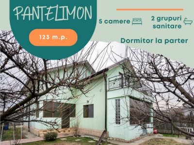 Vila PANTELIMON cu 2 CAMERE la PARTER