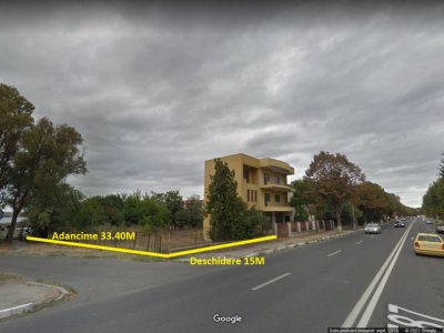 Teren de vanzare Eforie Sud,500 mp,deschidere Bulevardul Republicii 