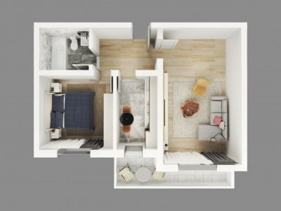 Apartament 2 camere in Trivale City | TC1 FS