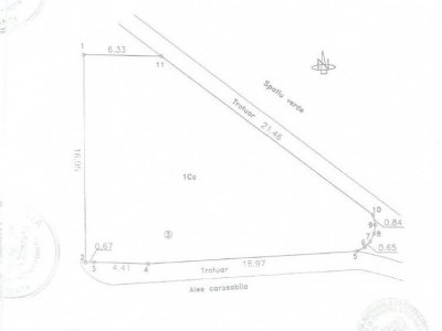 Teren situat în zona Dacia – Hașdeu