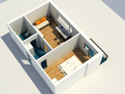 Apartament 2 camere situat in zona Costinești