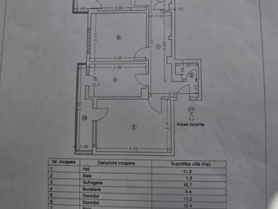 Apartament 3 camere de vanzare - in Centru-Constanta 