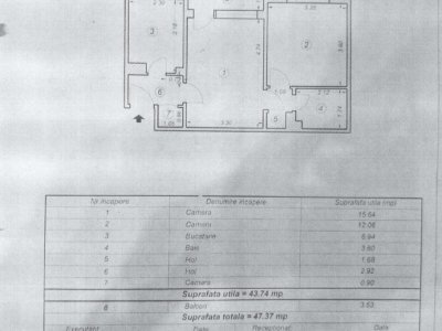 Apartament 2 camere zona City Park Mall, Constanta