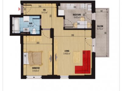 Apartament cu 2 camere de vanzare in Bragadiru COMISION 0% DIRECT DEZVOLTATOR