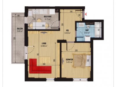 Apartament cu 2 camere de vanzare in Bragadiru COMISION 0% DIRECT DEZVOLTATOR