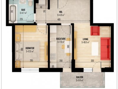 Apartament cu 2 camere de vanzare in Bragadiru COMISION 0% DIRECT DEZVOLTATOR