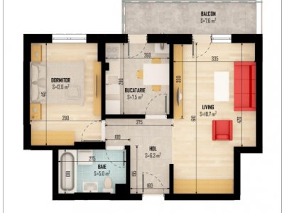 Apartament cu 2 camere de vanzare in Bragadiru COMISION 0% DIRECT DEZVOLTATOR