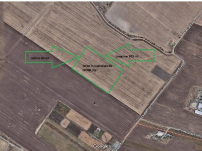 Teren extravilan de vanzare 18000 mp - zona Palas - propunere intravilan