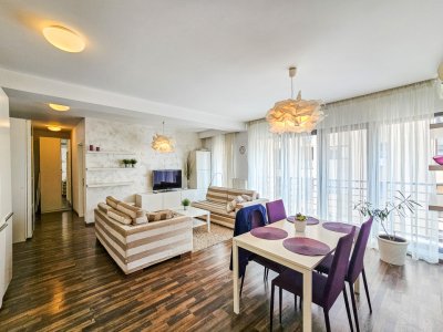 3 camere de închiriat Grozăvești, mobilat complet, bloc nou